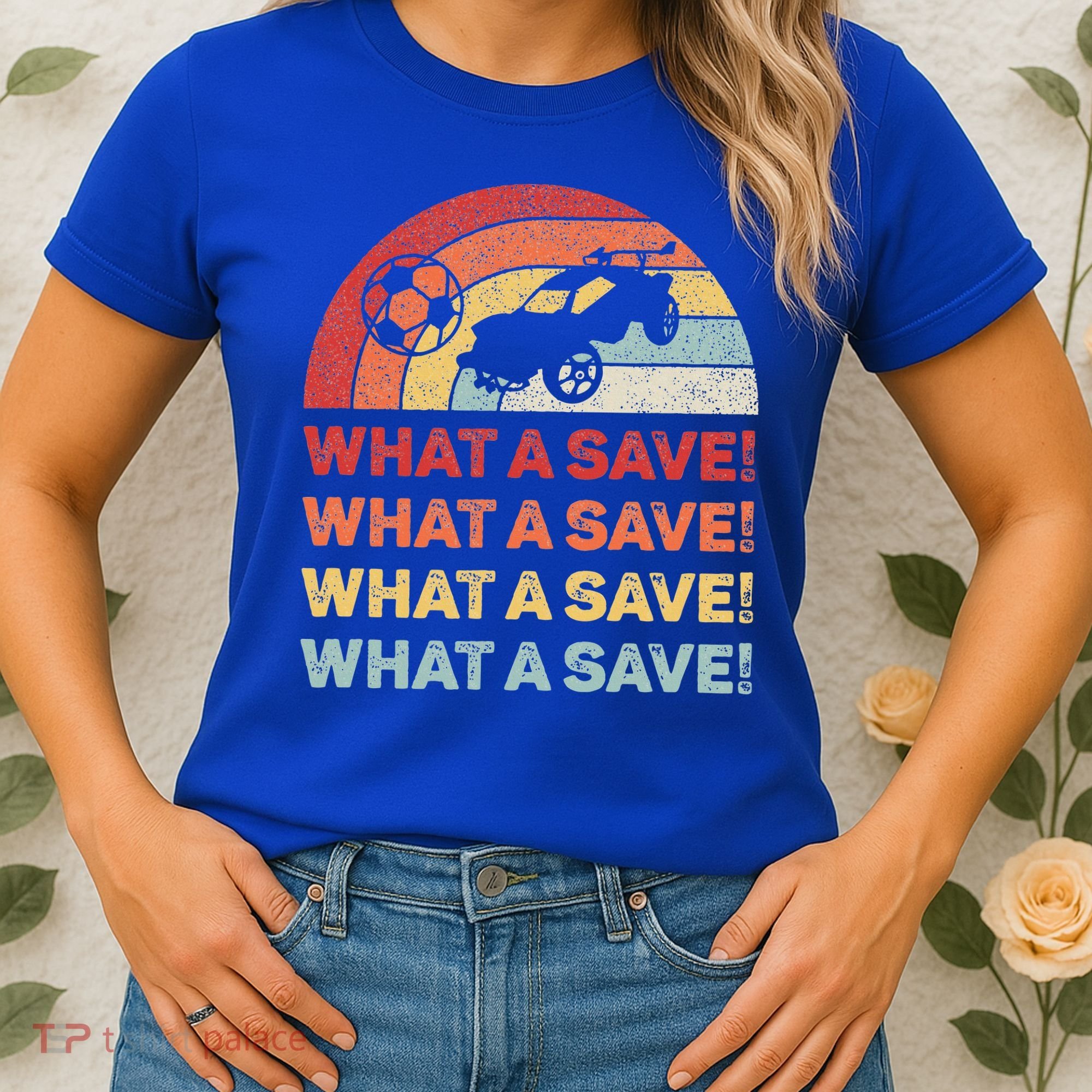 What A Save Rocket Soccer Car League Women's T-Shirt