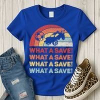 What A Save Rocket Soccer Car League Women's T-Shirt thumb 3