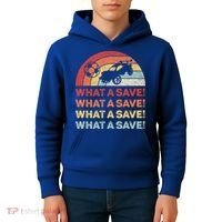 What A Save Rocket Soccer Car League Kids Hoodie thumb 4