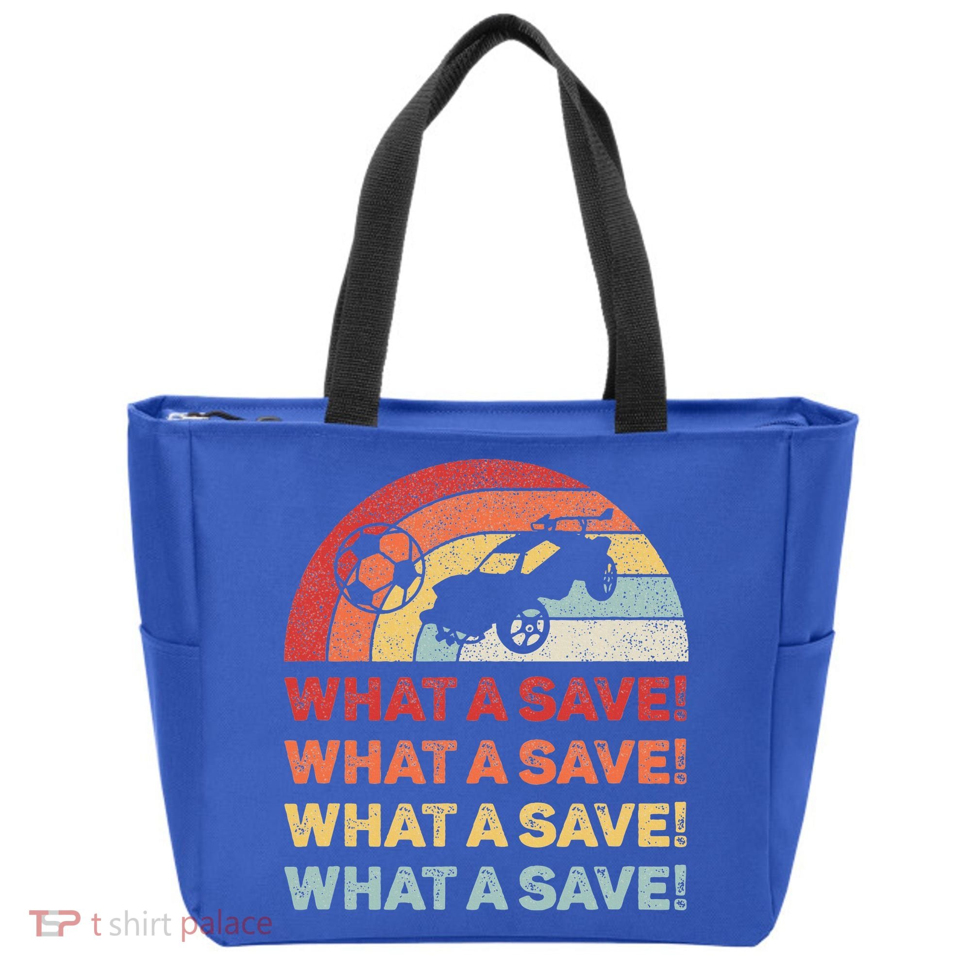 What A Save Rocket Soccer Car League Tote Bag