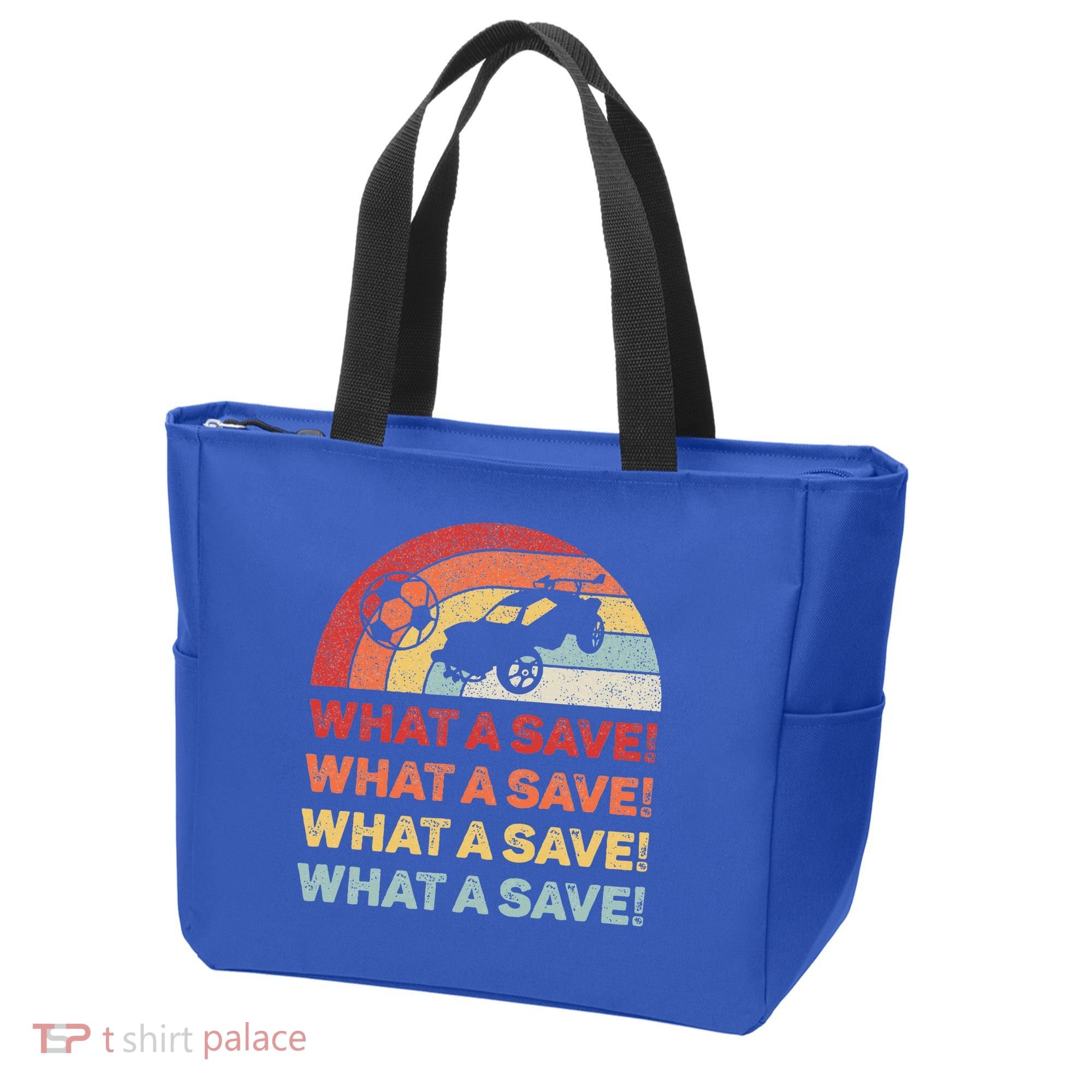 What A Save Rocket Soccer Car League Tote Bag