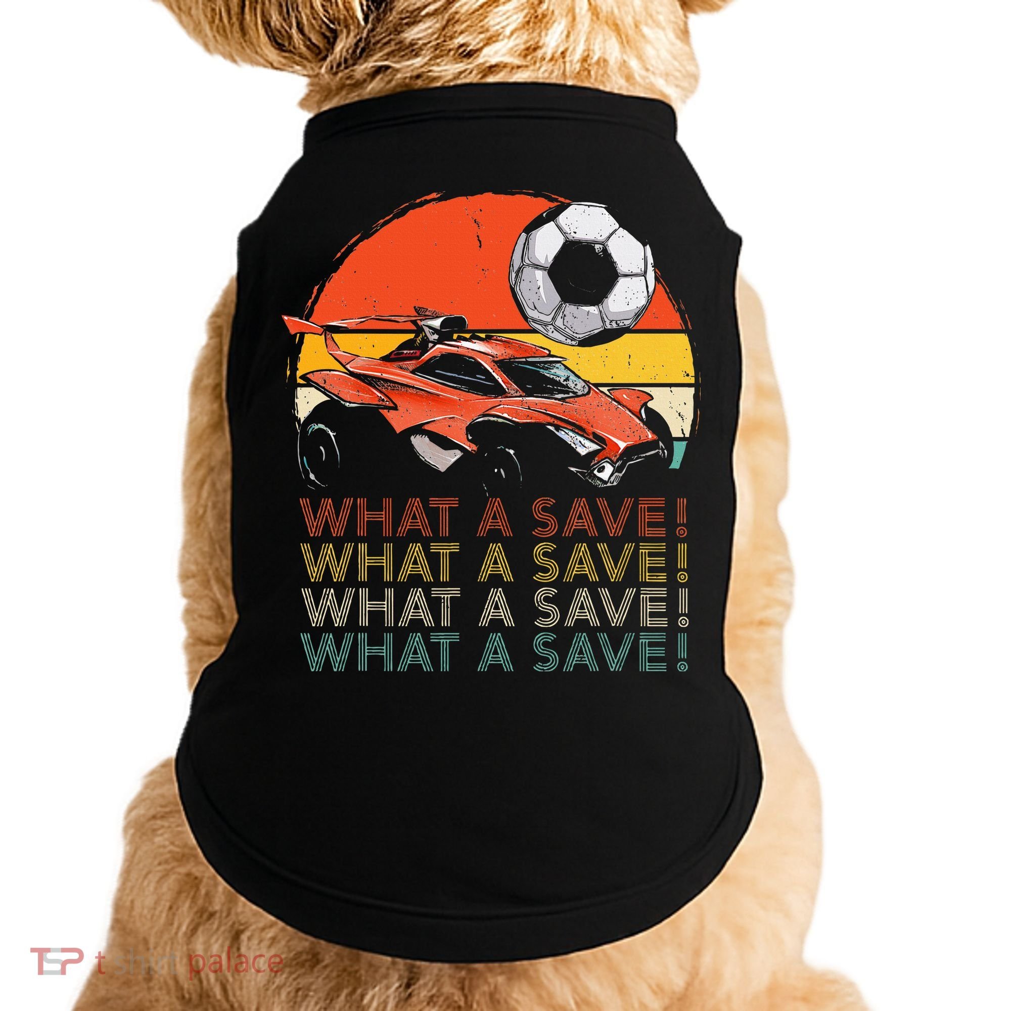 What A Save Retro Rocket Soccer Car Doggie Tank