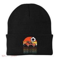 What A Save Retro Rocket Soccer Car Beanie thumb 0