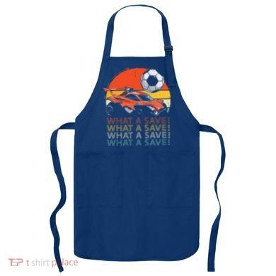 What A Save Retro Rocket Soccer Car Apron