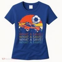 What A Save Retro Rocket Soccer Car Women's T-Shirt thumb 0