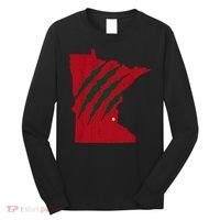 Wild Animal Scratches Through Minnesota Long Sleeve Shirt thumb 0