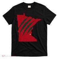 Wild Animal Scratches Through Minnesota T-Shirt thumb 0