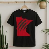 Wild Animal Scratches Through Minnesota T-Shirt thumb 2