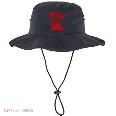 Wild Animal Scratches Through Minnesota Bucket Hat