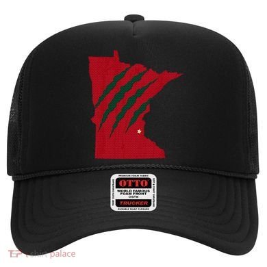Wild Animal Scratches Through Minnesota Hat