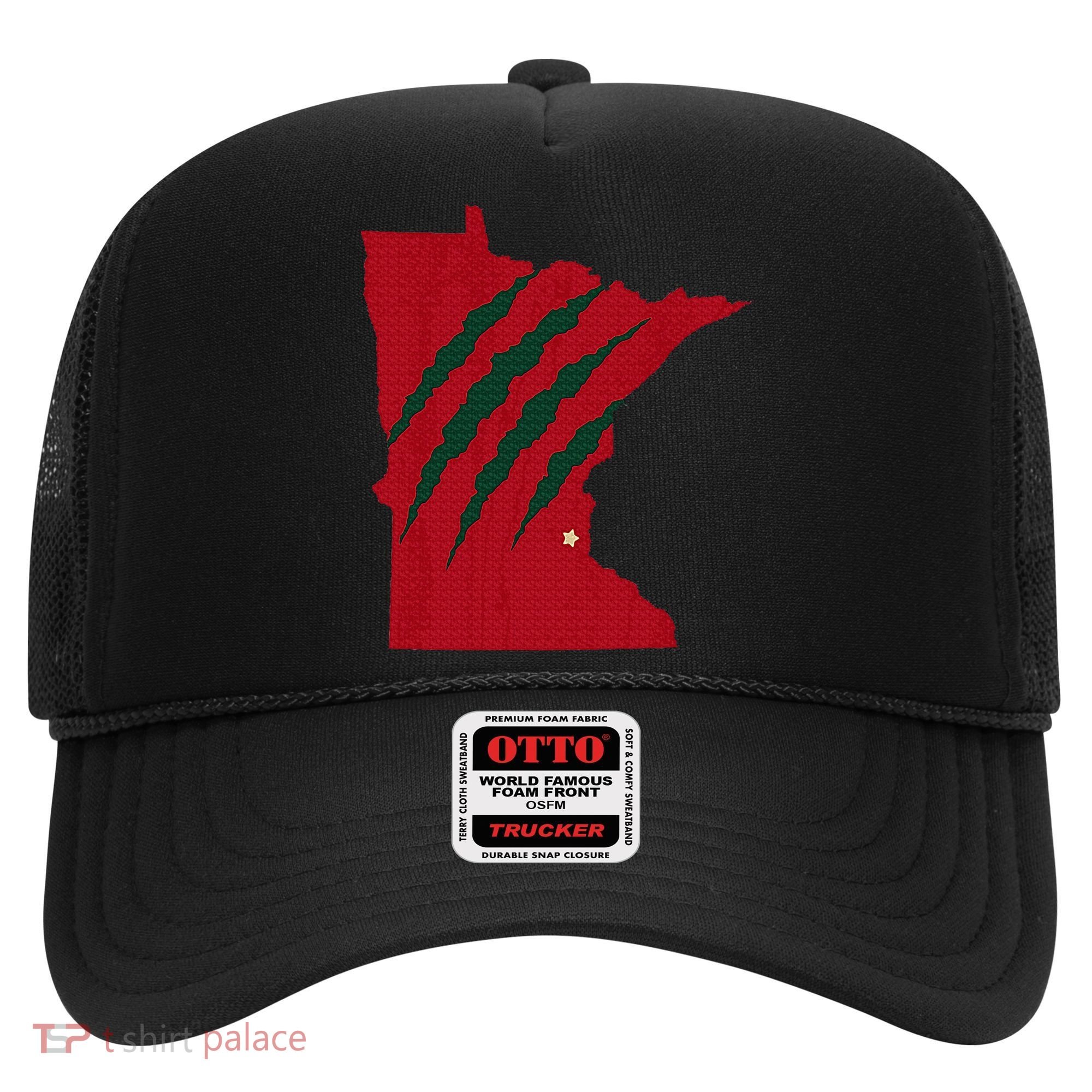 Wild Animal Scratches Through Minnesota Hat