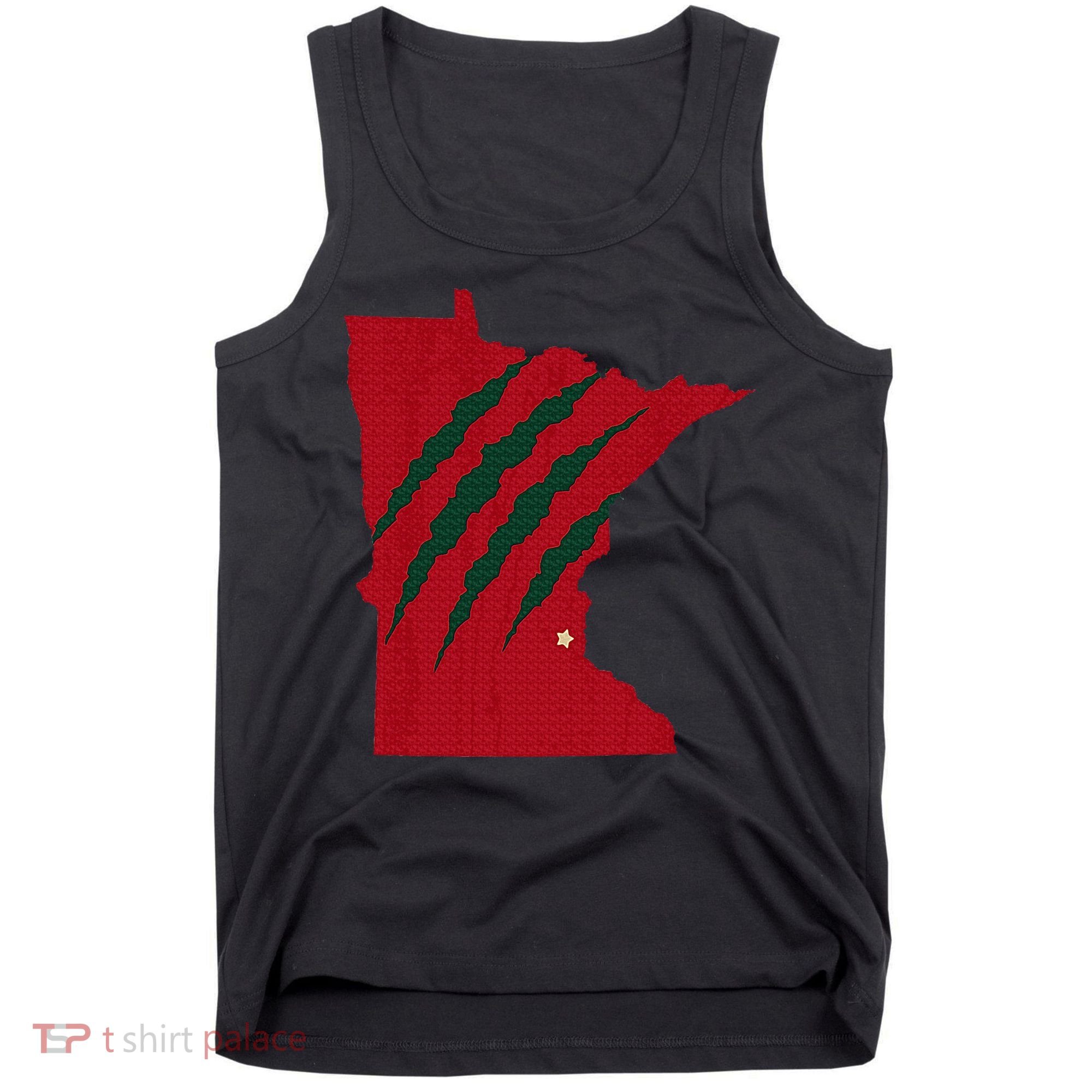 Wild Animal Scratches Through Minnesota Tank Top