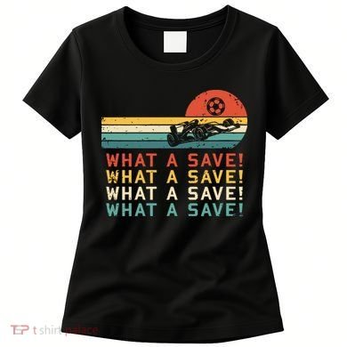 What A Save Vintage Retro Rocket Soccer Car League Women's T-Shirt