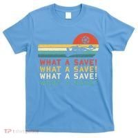 What A Save Vintage Retro Rocket Soccer Car League T-Shirt thumb 0