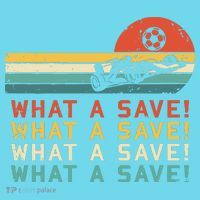 What A Save Vintage Retro Rocket Soccer Car League T-Shirt thumb 6