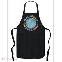 We All Smile In The Same Language Funny Esl Teacher Apron thumb 0