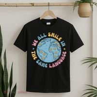 We All Smile In The Same Language Funny Esl Teacher T-Shirt thumb 2
