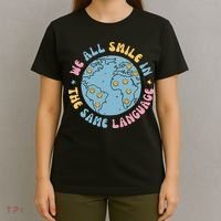 We All Smile In The Same Language Funny Esl Teacher T-Shirt thumb 4