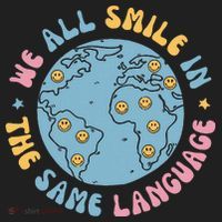 We All Smile In The Same Language Funny Esl Teacher Beanie thumb 2