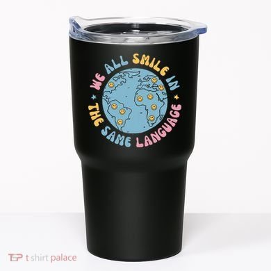 We All Smile In The Same Language Funny Esl Teacher Tumbler