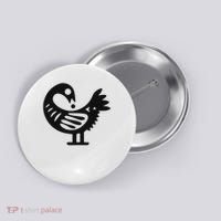 West African Spiritual Symbol From Ghana Button thumb 0