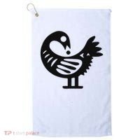 West African Spiritual Symbol From Ghana Golf Towel thumb 0