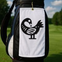 West African Spiritual Symbol From Ghana Golf Towel thumb 2