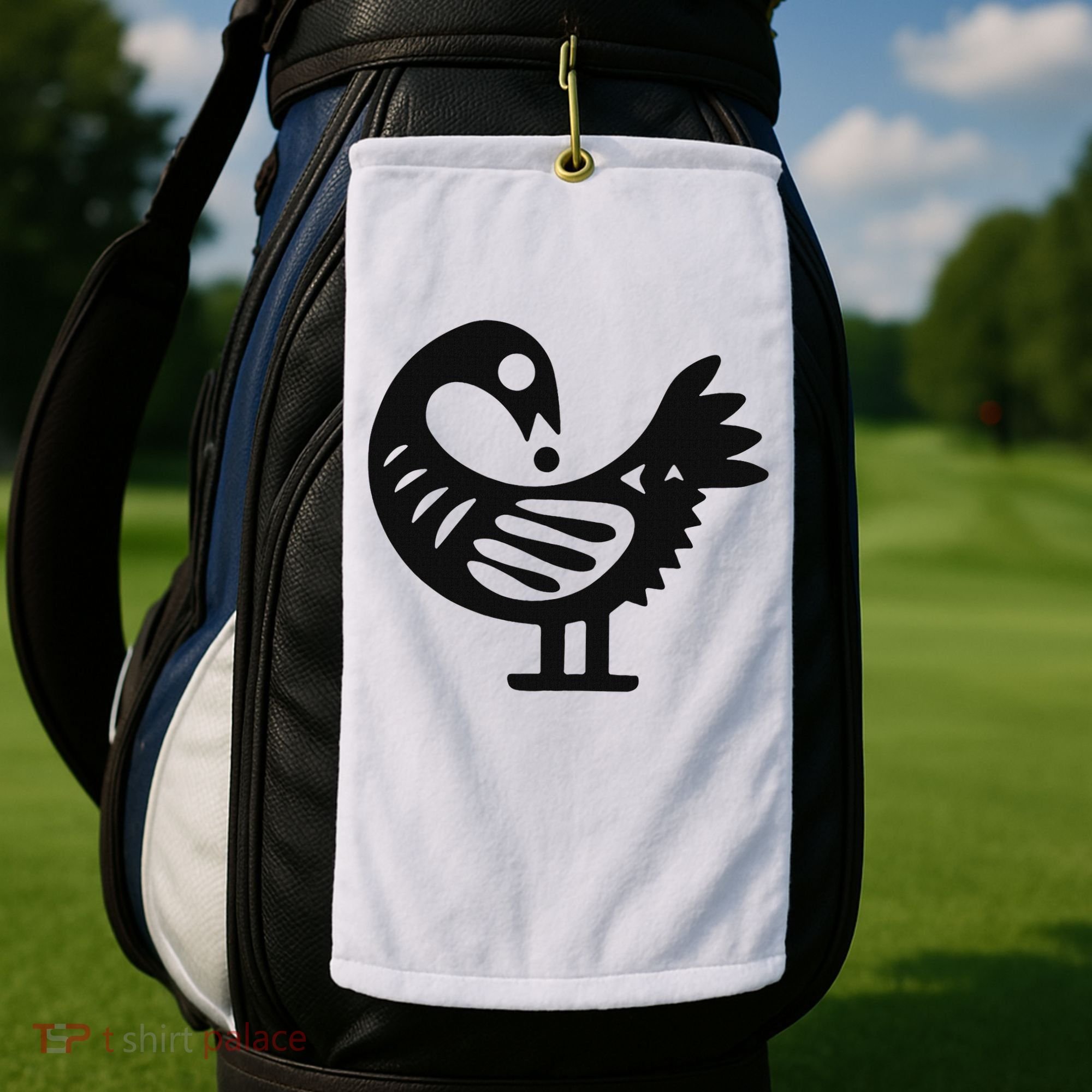 West African Spiritual Symbol From Ghana Golf Towel