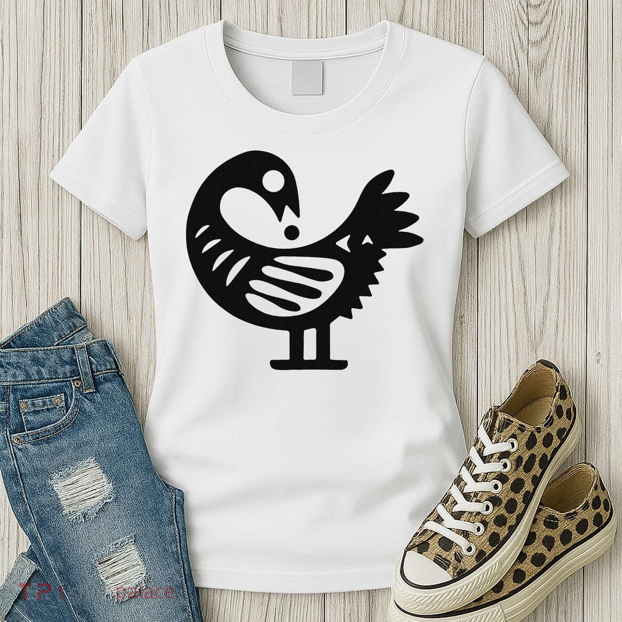 West African Spiritual Symbol From Ghana Women's T-Shirt