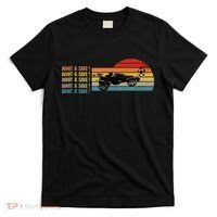 What A Save Vintage Retro Rocket Soccer Car League T-Shirt thumb 0