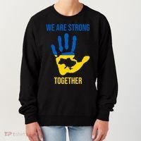 We Are Strong Together Ukraine Hand Print Women's Sweatshirt thumb 0