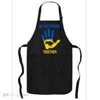 We Are Strong Together Ukraine Hand Print Apron thumb 0
