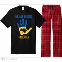 We Are Strong Together Ukraine Hand Print Pajama Set thumb 0