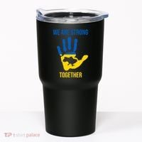 We Are Strong Together Ukraine Hand Print Tumbler thumb 0