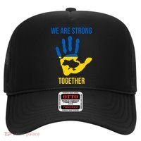 We Are Strong Together Ukraine Hand Print Hat thumb 0