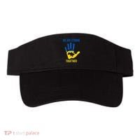 We Are Strong Together Ukraine Hand Print Visor thumb 0