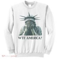 WTF America Statue of Liberty Cry Sweatshirt thumb 0