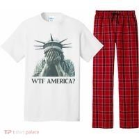 WTF America Statue of Liberty Cry Pajama Set thumb 0