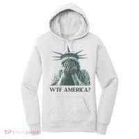 WTF America Statue of Liberty Cry Women's Hoodie thumb 0