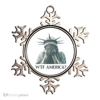 WTF America Statue of Liberty Cry Ornament