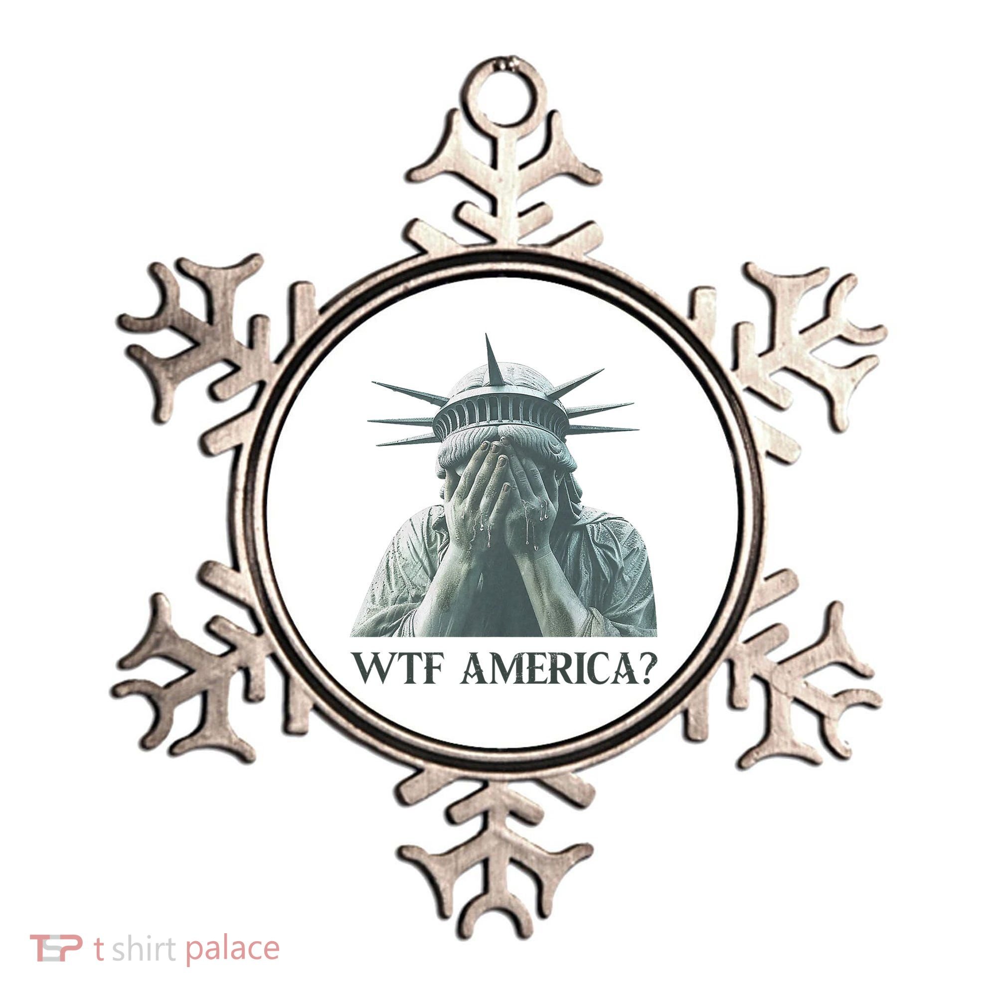 WTF America Statue of Liberty Cry Ornament