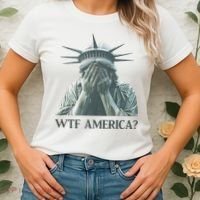 WTF America Statue of Liberty Cry Women's T-Shirt thumb 2
