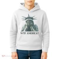 WTF America Statue of Liberty Cry Kids Hoodie thumb 4