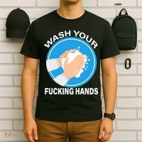 Wash Your Fucking Hands T-Shirt thumb 6