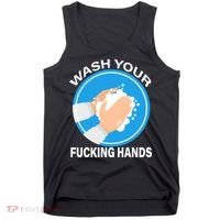 Wash Your Fucking Hands Tank Top thumb 0