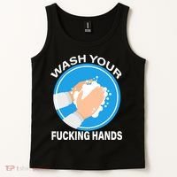 Wash Your Fucking Hands Tank Top thumb 2