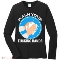 Wash Your Fucking Hands Women's Long Sleeve Shirt thumb 0