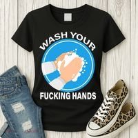 Wash Your Fucking Hands Women's T-Shirt thumb 3