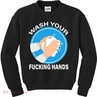 Wash Your Fucking Hands Kids Sweatshirt thumb 0