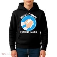 Wash Your Fucking Hands Kids Hoodie thumb 4